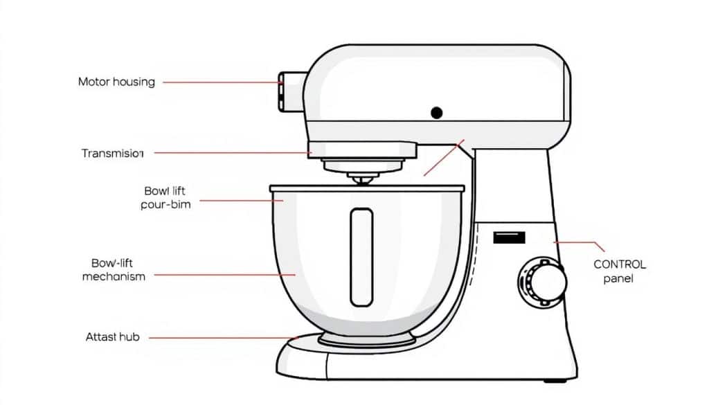 Commercial stand mixer components and features guide - best commercial stand mixer 2025 review