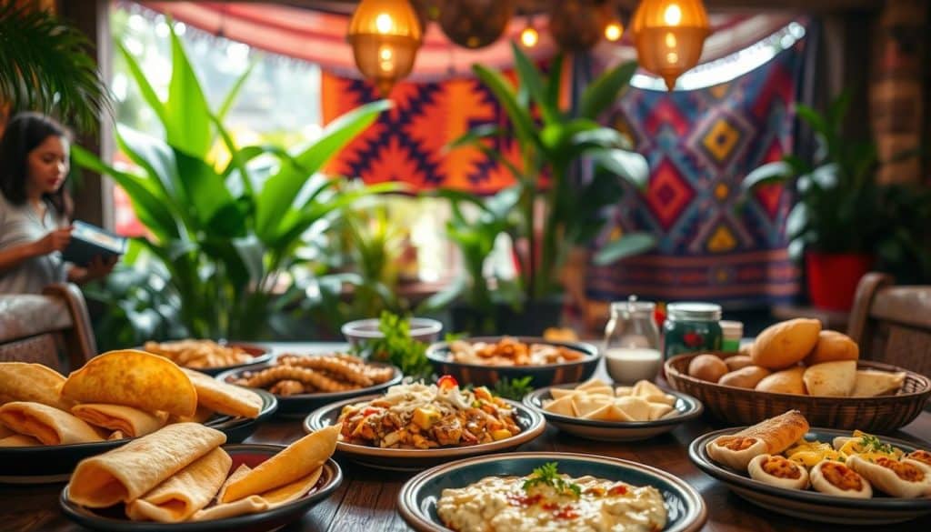 Culinary journey Colombian food