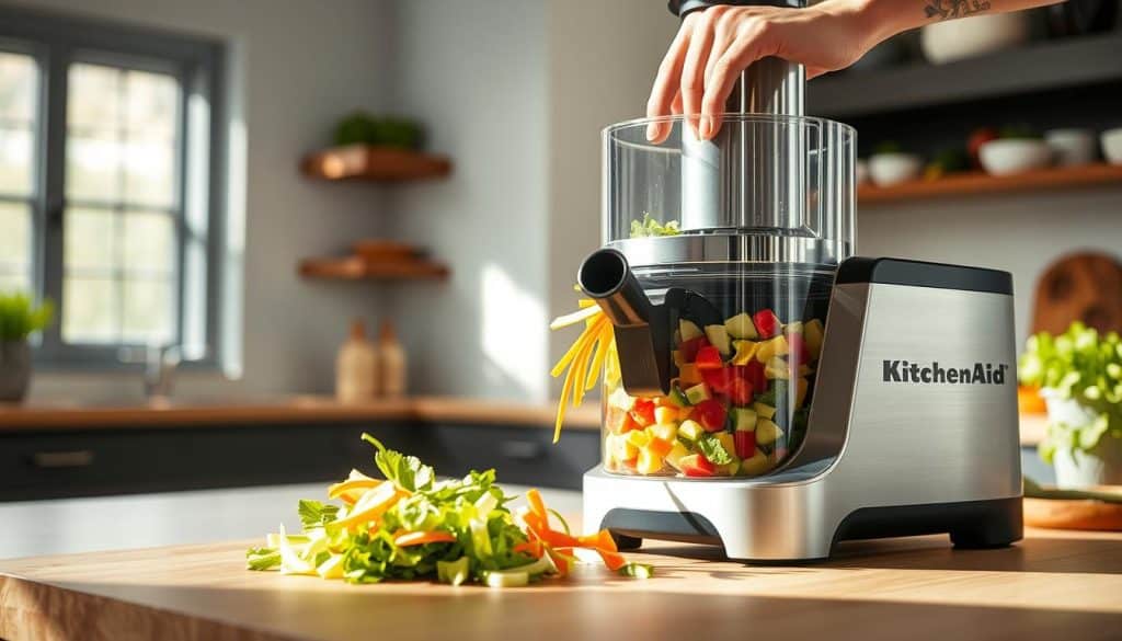 KitchenAid Pro Line Series slicing vegetables