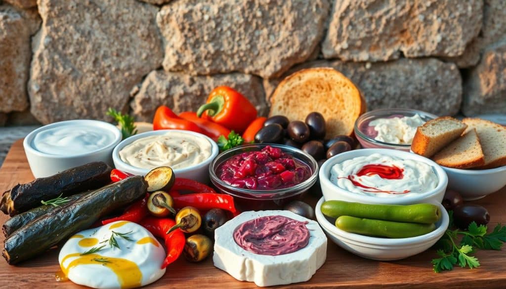 Mediterranean sides and sauces