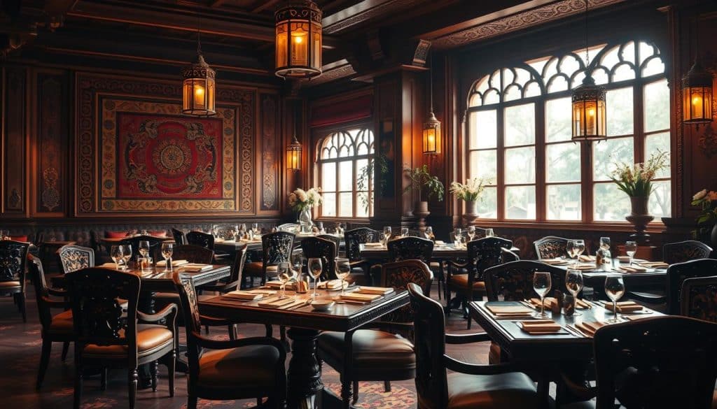 authentic dining room ambience