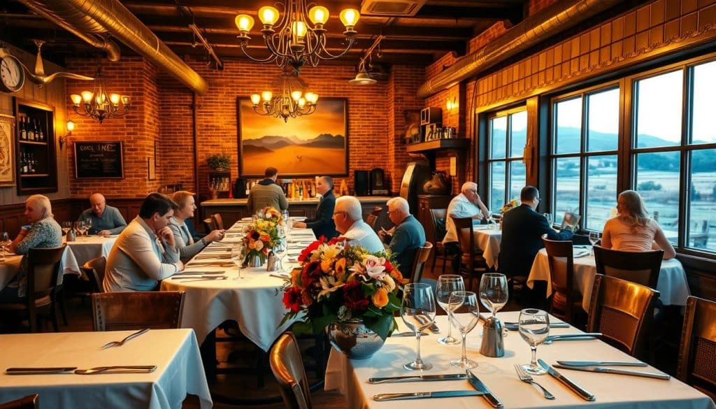 cozy dining atmosphere