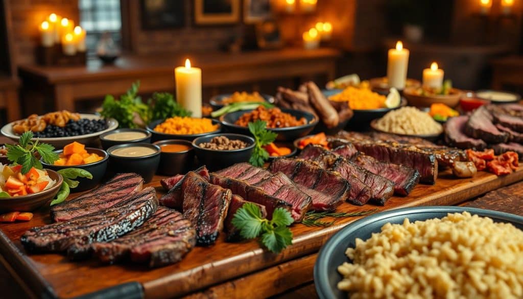curated menu selections
