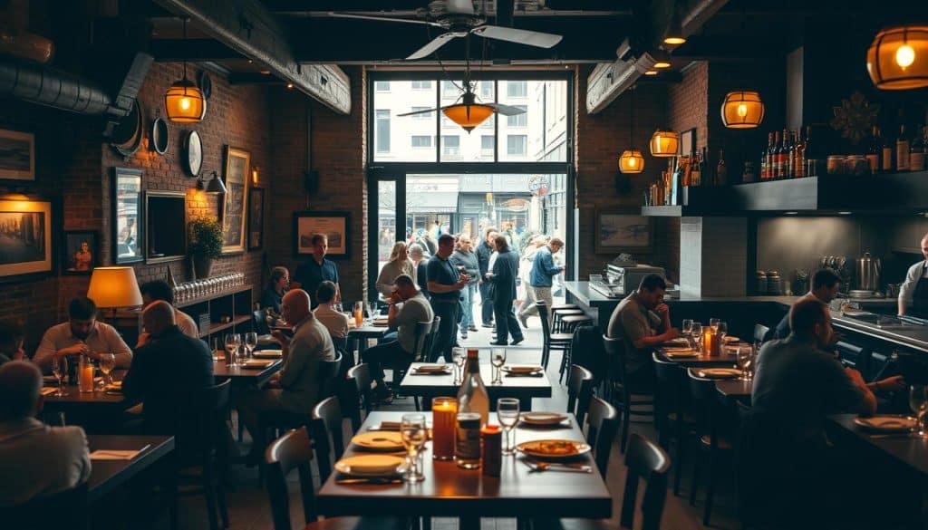 neighborhood dining ambiance