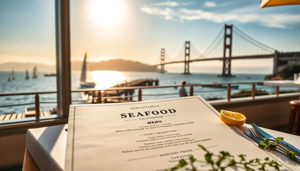 sustainable seafood menu california